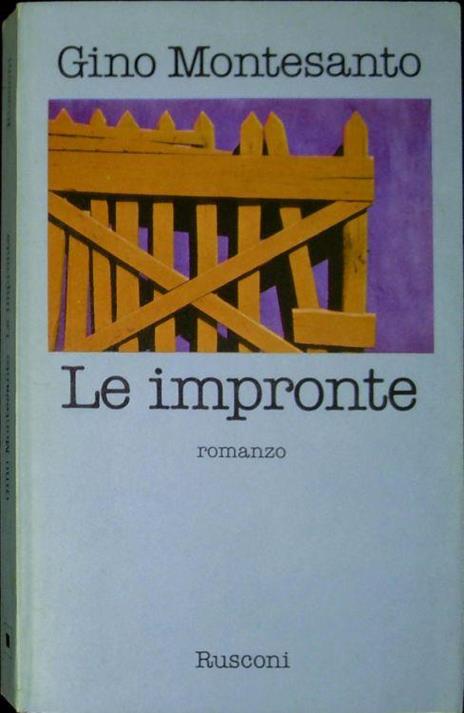 Le impronte - Gino Montesanto - copertina