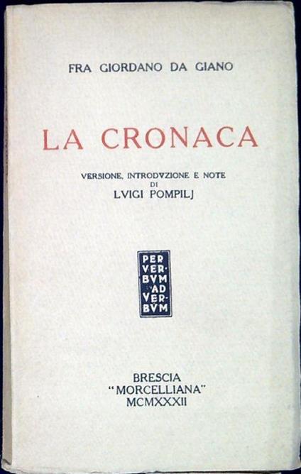 La Cronaca - copertina