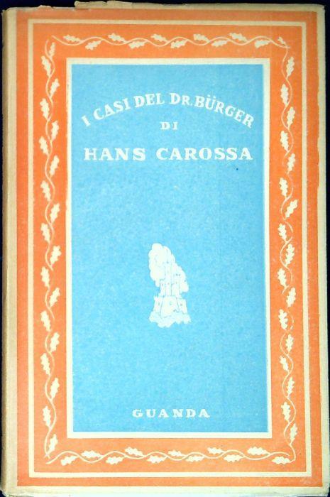 I casi del dr. Burger - copertina