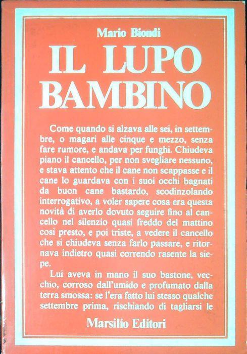 Il lupo bambino - Mario Biondi - copertina