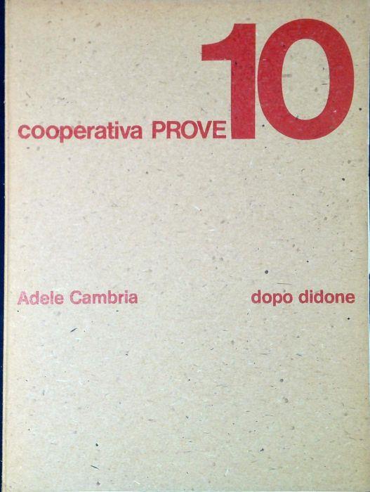 Dopo Didone - Adele Cambria - copertina