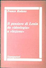 Il pensiero di Lenin da ideologia a lezione