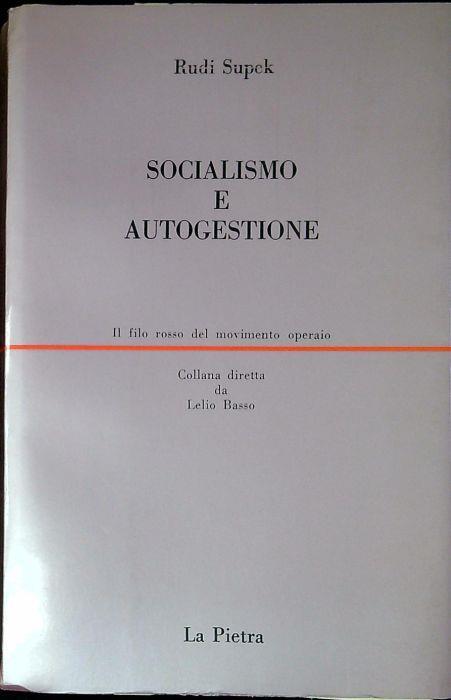Socialismo e autogestione - Rudi Spek - copertina