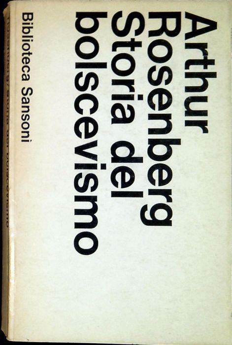 Storia del bolscevismo - Arthur Rosenberg - copertina