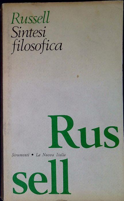 Sintesi filosofica - Bertrand Russell - copertina
