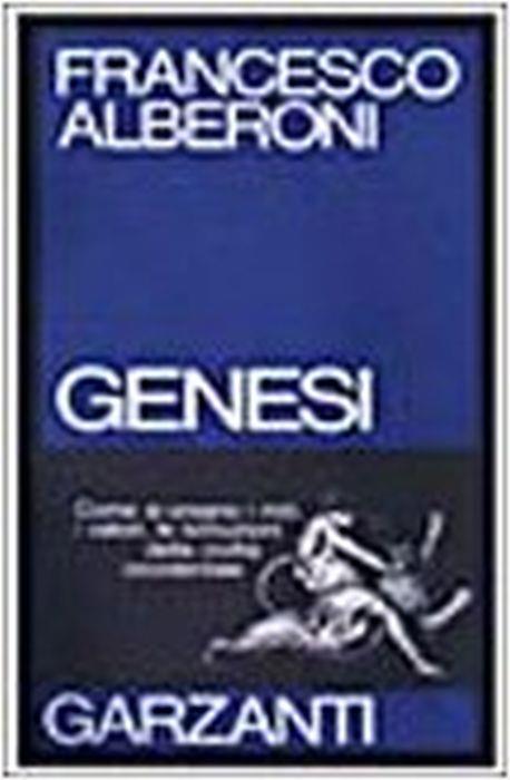 Genesi - Francesco Alberoni - copertina