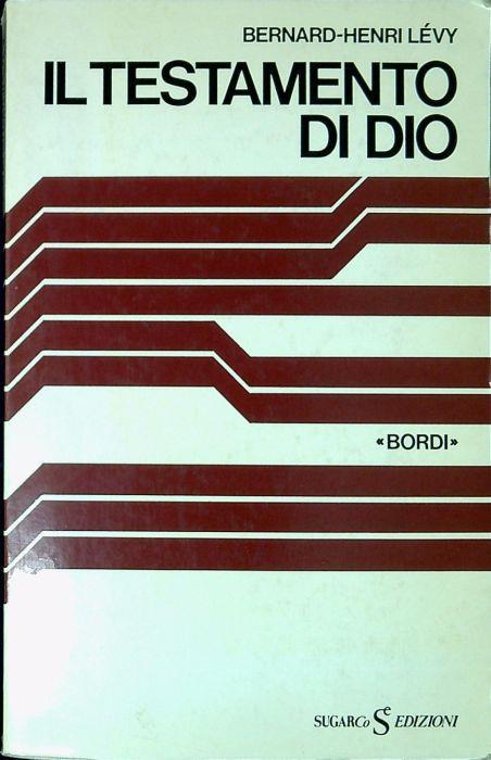 Il testamento di dio - copertina
