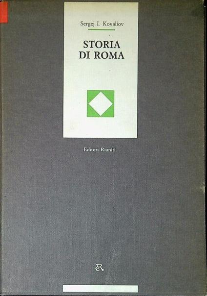 Storia di Roma - copertina