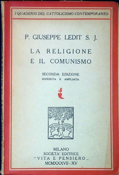 La religione e il comunismo - copertina