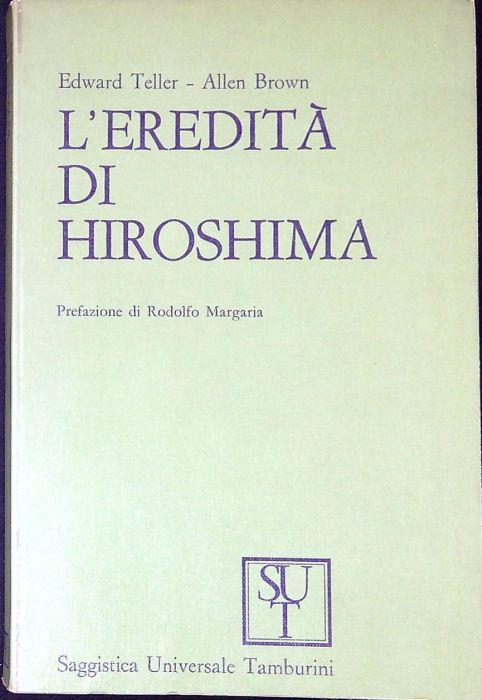 L' eredità di Hiroshima - copertina