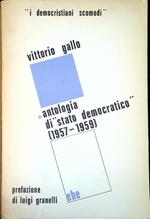Antologia di stato democratico vol.1.: 1957-1959