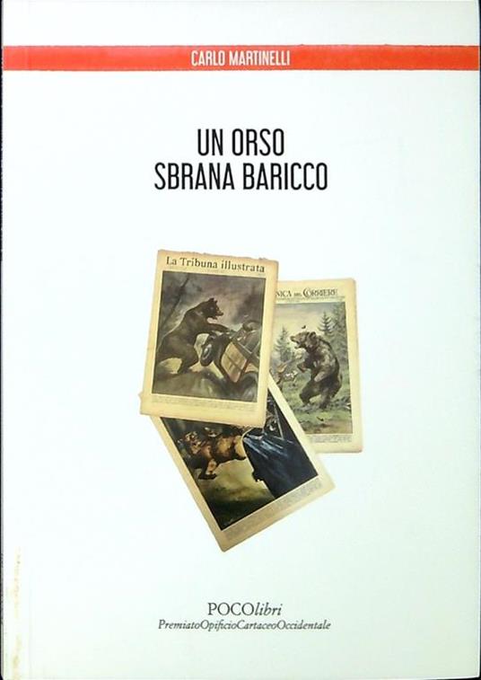 Un orso sbrana Baricco - Carlo Martinelli - copertina
