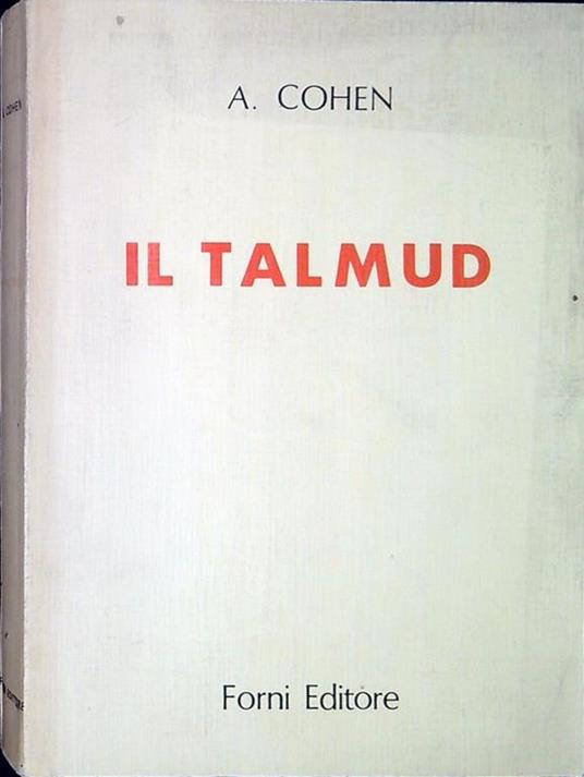 Il Talmud - copertina