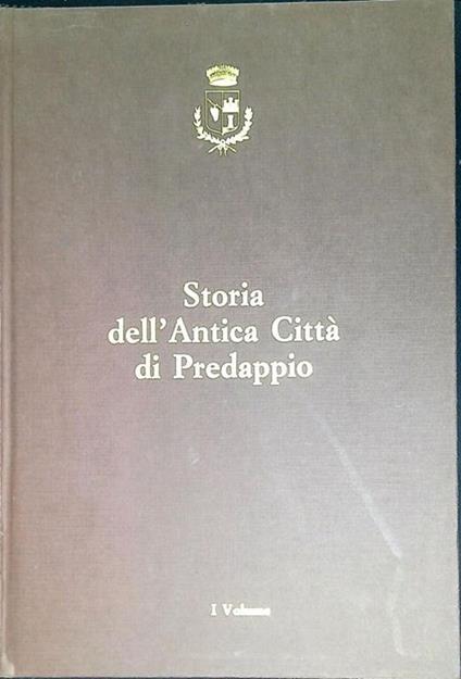 Storia dell'antica città di Predappio vol.1 - copertina