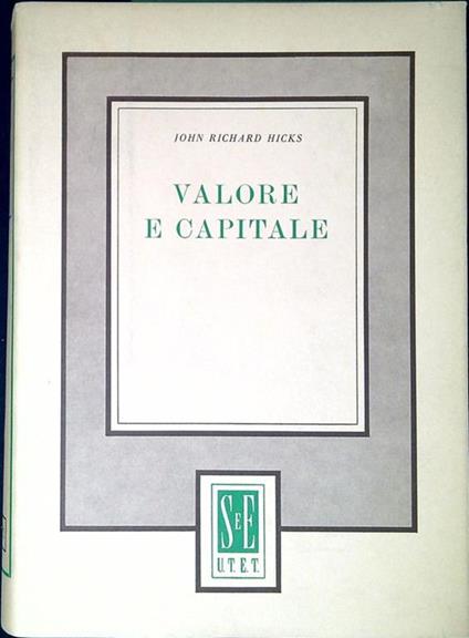 Valore e capitale - copertina