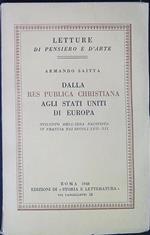 Dalla res publica christiana agli stati uniti di Europa : sviluppo dell'idea pacifista in Francia nei secoli 17.-19