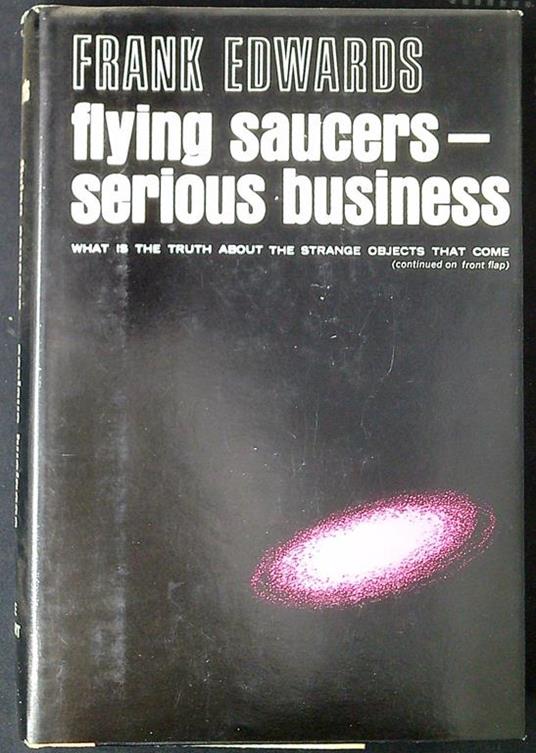 Flying Saucers Serious Business - Frank Edwards - copertina