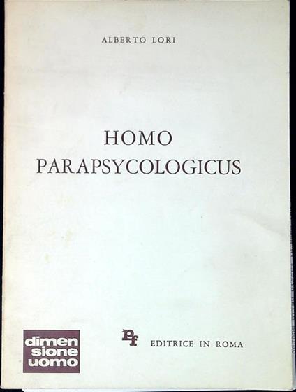 Homo parapsycologicus - copertina
