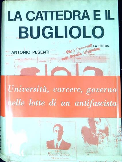 La cattedra e il bugliolo - copertina