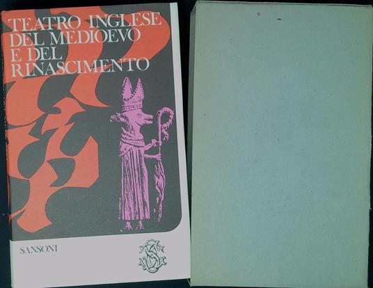 Teatro inglese del Medioevo e del Rinascimento - Agostino Lombardo - copertina