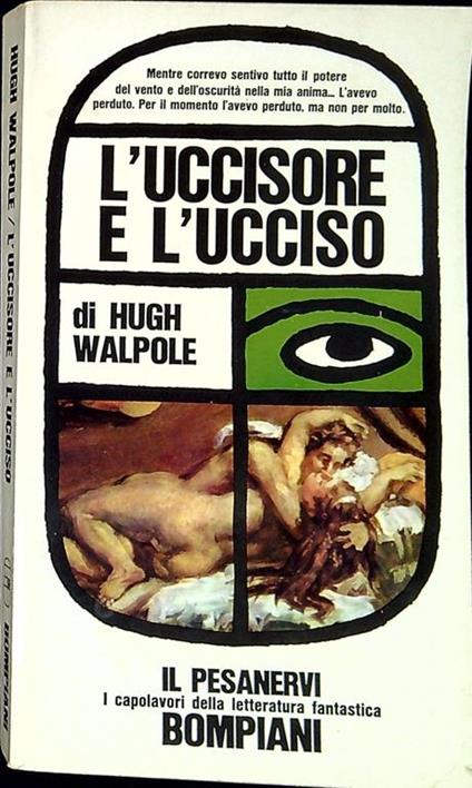 L' uccisore e l'ucciso - Hugh Walpole - copertina