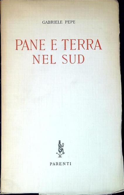 Pane e terra nel sud - copertina