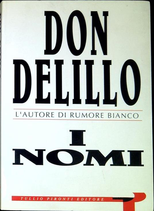 I nomi - copertina