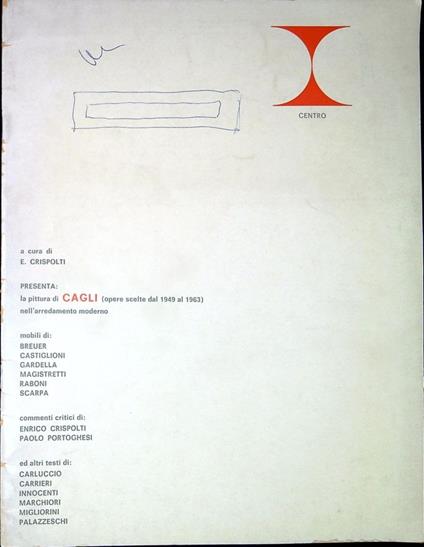 La pittura di Cagli ( opere scelte dal 149 al 1963) - Enrico Crispolti - copertina