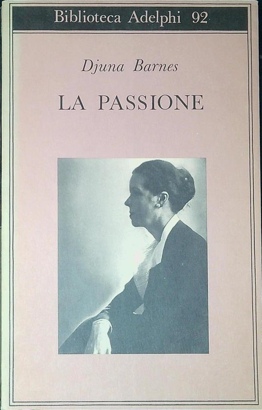 La passione - Djuna Barnes - copertina