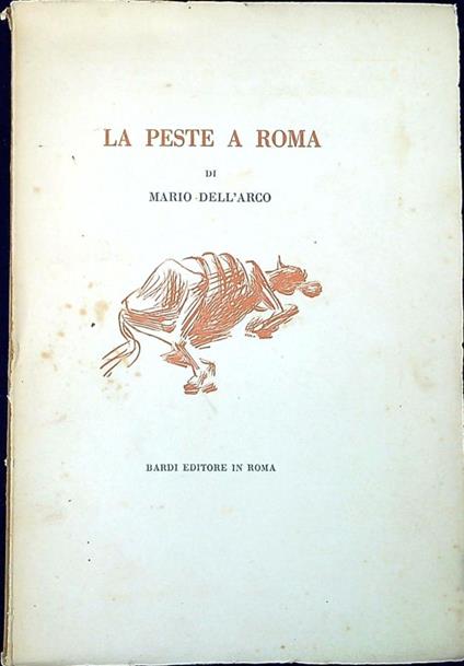 La peste a Roma - Mario Dell'Arco - copertina