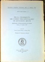 Per il censimento dei codici dell'epistolario di Leonardo Bruni : seminario internazionale di studi Firenze, 30 ottobre 1987