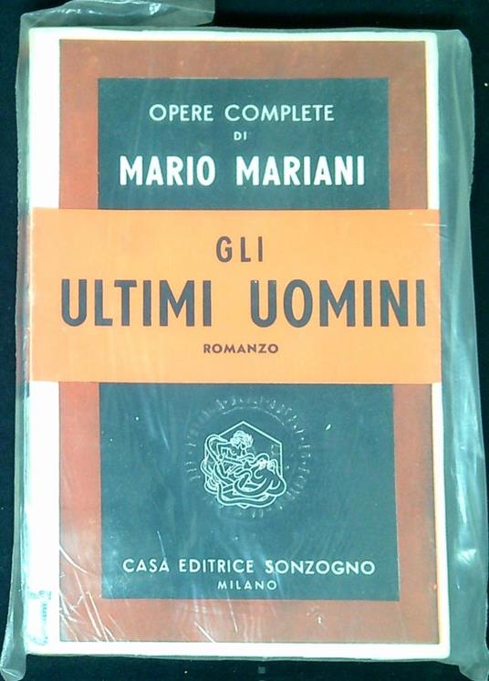 Gli ultimi uomini - Mario Mariani - copertina