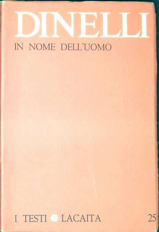 In nome dell'uomo - Umberto Dinelli - copertina