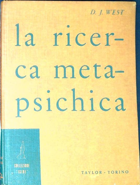La ricerca metapsichica - copertina
