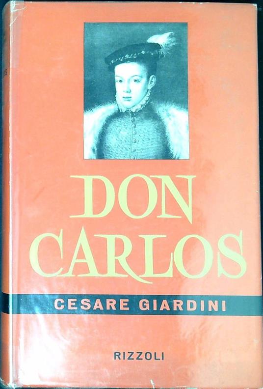 Don Carlos - Cesare Giardini - copertina