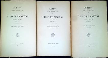 Zibaldone giovanile. Volumi 1, 2 e 3 - Giuseppe Mazzini - copertina