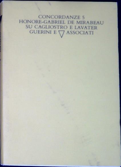 Su Cagliostro e Lavater - copertina