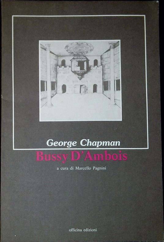 Bussy D'Ambois - copertina