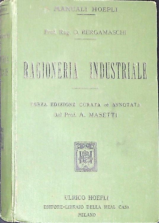 Ragioneria industriale - copertina