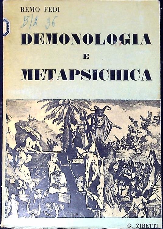 Demonologia e metapsichica - Remo Fedi - copertina