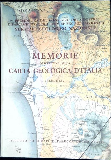 Memorie descrittive della carta geologica d'Italia n.LIV Secondo convegno internazionale sulla conservazione del patrimonio geologico : i geotopi, esperienze internazionali e italiane - copertina