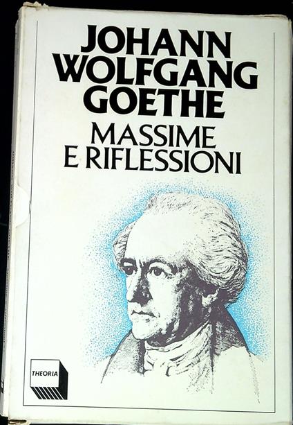 Massime e riflessioni - Johann Wolfgang Goethe - copertina
