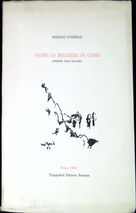 Oltre la bellezza di Capri : disegni dell'autore - copertina