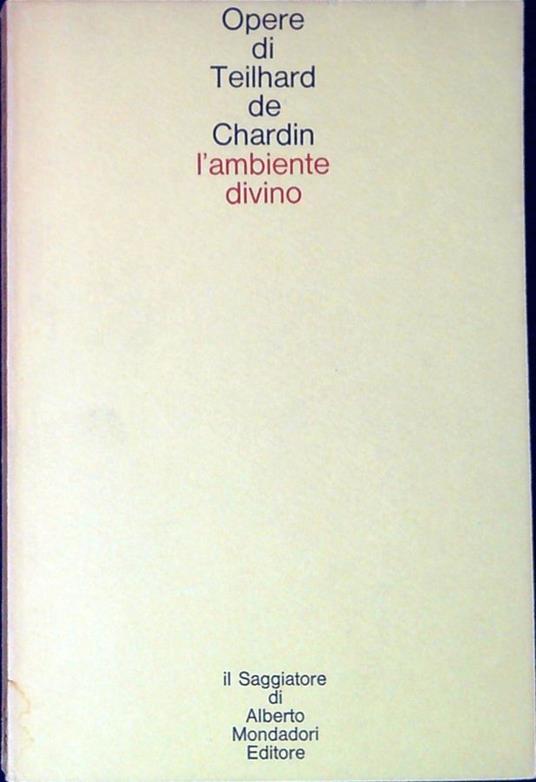 L' ambiente divino : saggio di vita interiore - Pierre - copertina