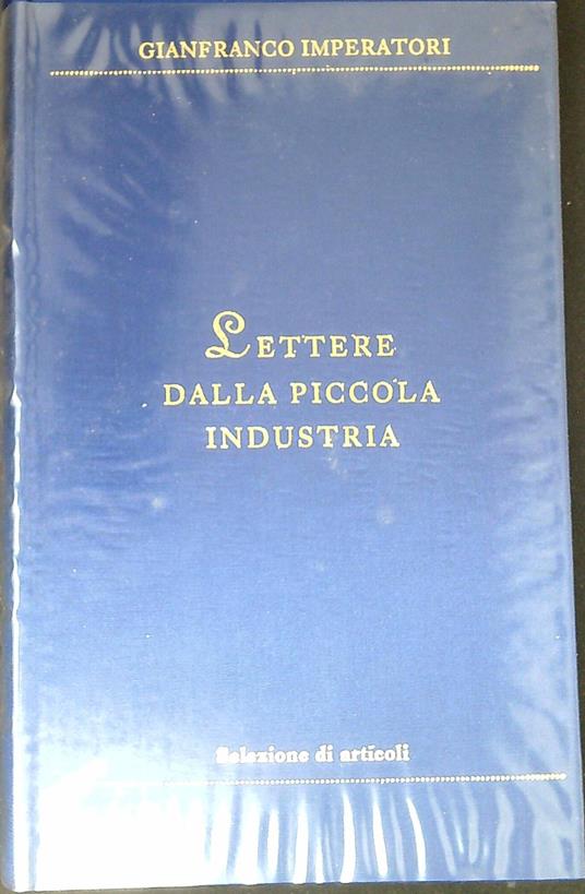 Lettere dalla piccola industria - copertina