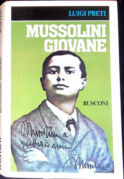 Mussolini giovane - Luigi Preti - copertina