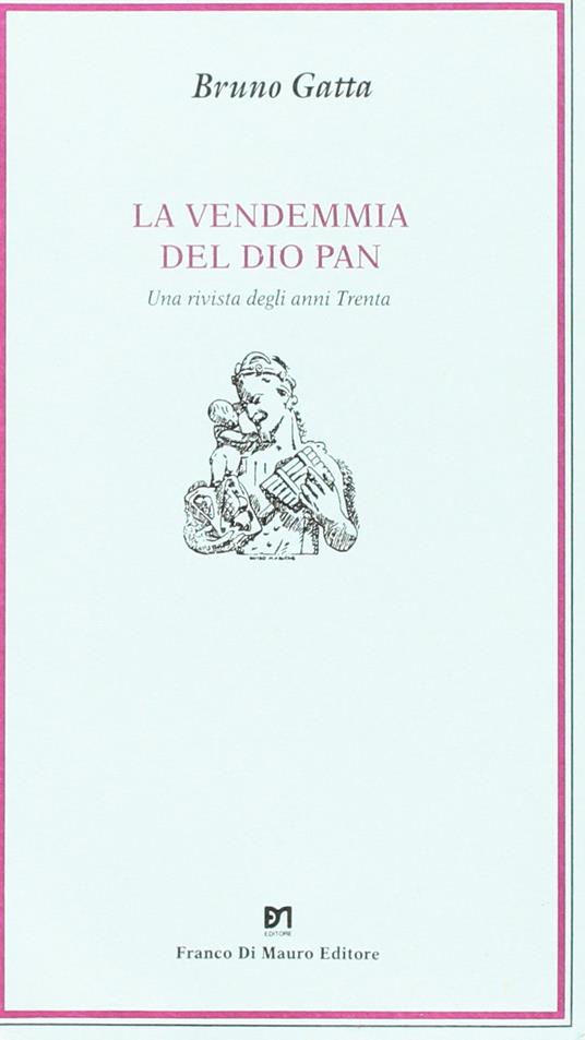 La vendemmia del dio Pan - Bruno Gatta - copertina