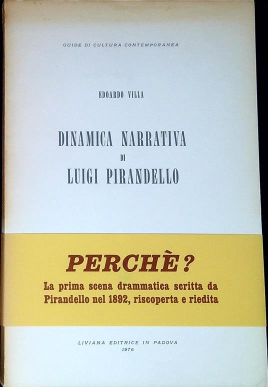 Dinamica narrativa di Luigi Pirandello - Edoardo Villa - copertina
