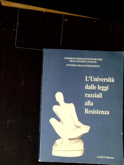 L' universitÃ  dalle leggi razziali alla resistenza - Ventura - copertina