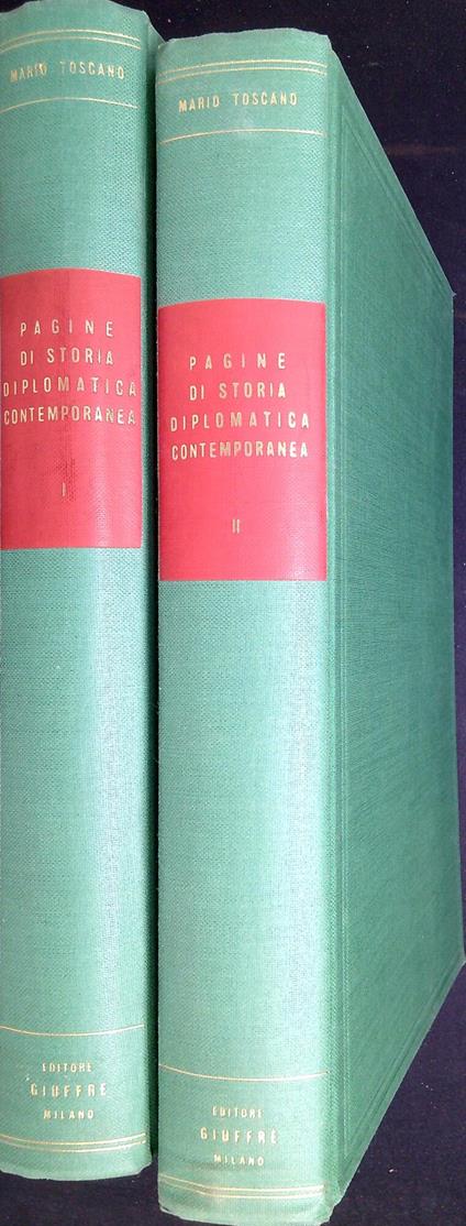 Pagine di storia diplomatica contemporanea - Mario Toscano,Mario Toscano - copertina